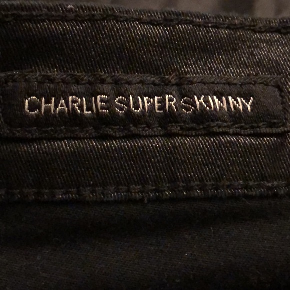 Lucky Brand Charlie Super Skinny Coated Jeans - Picture 9 of 16